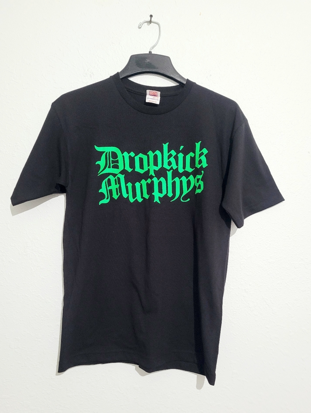 Dropkick Murphys T-Shirt Medium Black Fighting Nazis Since 1996 Punk Band Tee US